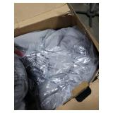 Bedsure King Size Comforter Set - Bedding Sets King 7 Pieces, Pintuck Bed in a Bag Grey Bed Set with Comforter, Sheets, Pillowcases & Shams