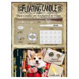 Christmas Decorations, 20 PCs Floating Candles with Wand Magic Hanging Candles, Flickering Warm Light Flameless Floating LED Candle with Wand Remote, Battery Operated Taper Candle Set for Theme Party