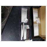 Christmas Decorations, 20 PCs Floating Candles with Wand Magic Hanging Candles, Flickering Warm Light Flameless Floating LED Candle with Wand Remote, Battery Operated Taper Candle Set for Theme Party