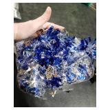 Hanukkah Blue and Silver Tinsel Garland
