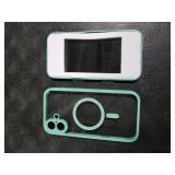 BERFY for iPhone 16 Plus Case, Compatible with MagSafe, Built-in Privacy Screen Protector and Camera Protection, Anti-Spy Full Body Shockproof Clear Phone Case for 16 Plus 6.7, Green