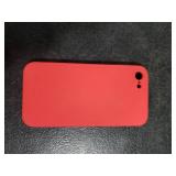 Vooii for iPhone SE Case 2022/3rd/2020,iPhone 8/7 Case, Upgraded Liquid Silicone with [Flat Edges] [Camera Protection] [Soft Anti-Scratch Microfiber Lining] Phone Case for iPhone SE - Red