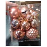 Langxun Christmas Ball Ornaments Pink