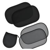 EcoNour Car Window Shades for Baby (4 Pack) | Protects Baby from Window Sun & Heat | Sun Shade Side Windows for Kids | Automotive Sun Protection from UV | Child Safety Accessories | XXXX-Small-20 x12