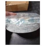 Zhehao 120 Pcs Christmas Paper Plates and Napkins - Snowflake Plates and Napkins Disposable Blue White Dinnerware Sets for Winter Christmas Holiday and New Year Party Supplies