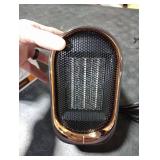 Space Heater, Portable Small Heaters for Indoor Use, Electric Desk Heater with Overheat and Tip-Over Protection, Mini Personal Heaters for Home Office Workspace, Black