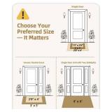 Color&Geometry Ultra Thin Indoor Door Mat 24x36, Machine Washable Front Door Mat Non Slip, Low Profile Entrance Mat Indoor, Absorbent Carpet for Inside, Entry, Entryway, Dark Grey (FOLD)