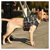 ROZKITCH Dog Lift Harness, Grid Pet Chest Support Aid Veterinarian Approved Sling for Old K9 Help with Poor Stability, Front Legs Disabled Joint Injury Elderly Arthritis ACL Rehabilitation Rehab