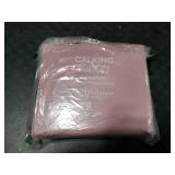 Mayil Manor 100% Natural Cotton Bed Sheets | 500 TC Single-Ply Sateen Weave Cal King Sheet Set | Breathable & Hypoallergenic Solid 4-Piece Bedding with Deep Pocket Fitted, Flat, Pillowcase | Blush