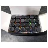 CHANGTIKEJI Mica Powder 24 Colors - 10g/Bottle of Natural Pigment Powder for Epoxy Resin Soap Making Candle Making,Lip Gloss,Car Freshies,Dye,Nail Polish,Bath Bombs