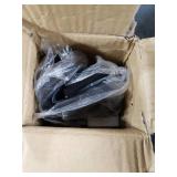 Christmas Weighted Stocking Holders For Mantle Set of 6,Mantle Stocking Hangers,Heavy Duty Christmas Stockings Holders Christmas Ornaments for Counter Tables Window Fireplace Mantle Decoration (Black)