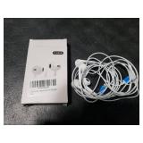 2 Pack Wired Headphones for iPhone Earbuds with Built-in Microphone & Volume Control Nosie Reduction Earphones Headsets Compatible with iPhone 14 13 12 11 Pro Max XS XR X 8 7, Support All iOS System