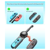 Fishing Rod for Nintendo Switch 2, Fishing Game Accessories for Switch 2/ Switch 1/OLED/Joy Con Bass Pro Shops-the Strike Championship and Legendary Fishing-Standard