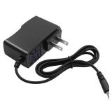 12V 1A Power Supply Adapter, AC 100-240V to DC 12V 1000mA 12W, 5.5x2.5mm Center Positive Plug (Fits 2.1mm), 5ft Cord for LED Strips, CCTV Cameras, Routers
