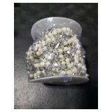 Yinder 11.8 ft Silver Bead Garland for Christmas Tree Pearl Garland 3 Layered Twisted Silver and White Beaded Garlands Plastic Chain String Strand for Christmas Tree Wall Party DIY Decoration