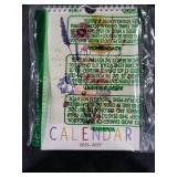 Wall Calendar 2026-2027, 18-Month Mini Wall Calendar Vertical From 2026 January - 2027 June, 6 x 9 Monthly Planner With Aesthetic Floral Design Thick Paper For Home School Office Planning, Beige