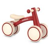 SEREED Balance Bike for 1 Year Old, 10 inches Aluminum Frame, Red (UD30), Baby