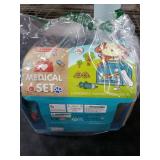 STAY GENT Interactive Dog Toys for Kids, 17Pcs Pretend Play Doctor Kit with Cage, Stethoscope, Robot Dog Toy with Leash, Walking Plush Dog Toys Pet Care Gifts for Boys Girls Aged 3 4 5 6 7 8