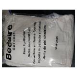 Bedsure GentleSoft Fluffy Fuzzy Throw Blanket, Soft Cozy Faux Fur Fleece Minky Blanket, Room Decor Couch Bed Cover Winter Bedding, Thick Warm Plush Velvet Christmas Women Men Gifts, 870GSM, Cream