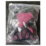 BARKBAY Dog Harness No Pull with ID Tag Pocket - Heavy Duty, Reflective, Easy Control for Large Dogs(Pink/Black,S)