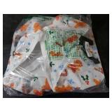 MAIZMZ Christmas Basket for Kids Gingerbread Santa Claus Snowman Storage Baskets Collapsible Nursery Hamper Waterproof Clothes Toy Bin Book Shelf Gift Basket Cube Xmas Party Decor