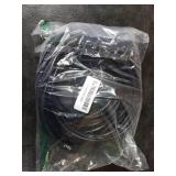 Cat 6 Ethernet Cable 30 ft, 10Gbps High Speed Ethernet Cable, Internet Cable Outdoor&Indoor, Rj45 Cat6 Cable Long Ethernet Cable for Computer, Router, Modem, PS4/5, Xbox, Gaming- Black