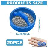 18Pcs Washing Machine Water Filter, Washing Machine Water Inlet Valve Washing Machine Filter Hose Washer with Screen Filter, Washing Machine Hose Filter Inline Water Filter Washing Machine Inlet Valve