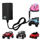 12V Battery Charger for Ride On Toys UL Certified, 12 Volt Kids Ride On Car Battery Charger for Best Choice Products, 12 V Universal Baby Electric Battery Power Supplies Charger