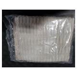 Aegero Pack of 2 Corduroy Decorative Throw Pillow Covers 18x18 Inch Soft Striped Pillow Covers Modern Farmhouse Home Decor for Sofa Living Room Couch Bed(Cream White)