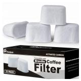 Possiave 12-Pack Charcoal Water Filters Compatible with Breville BWF100 Machines, Breville Espresso Machine Water Filter Replacement