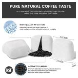 Possiave 12-Pack Charcoal Water Filters Compatible with Breville BWF100 Machines, Breville Espresso Machine Water Filter Replacement