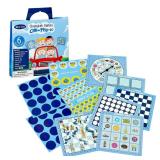 Rite Lite 6 Hanukkah Games On The Go - Jewish Board Games Chanukah Gifts for Kids Holiday Party Favors - Includes Tic Tac Toe, Checkers, Bingo, Chutes & Ladders, Four in a Row, Memory Game