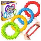 Textured Sensory Bracelet 4-Pack