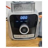 Gourmia Digital Blender with 8 Total Blend Programs, 4 Speeds & Round-Plated Tamper Gray: 1500W, Crushes Ice, Smoothie Maker - Retail: $58