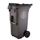 Edge Official NYC Trash Bin 35-Gal. with Lid (Appears Used)- Retail: $47