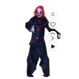 Haunted Hill Farm StoreHaunted Hill Farm 5 ft Animatronic Hell Raiser Clown, Indoor/Covered Outdoor Halloween Decoration, HHCLOWN-20FSA (See Details)- Retail: $99