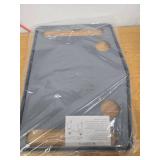 Walker Tray Table with 2 Cup Holders - Universal Trays for Standard Folding Walkers - Home Mobility Accessories by Bluestone (Gray)