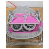 Badger Basket Trek 3-Wheel Folding Twin Doll Jogging Stroller