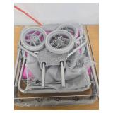 Badger Basket Trek 3-Wheel Folding Twin Doll Jogging Stroller