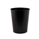 Bath Bliss 5L Iron Trash Can in Matte Black - 7.7  x 9.6, 2 Count