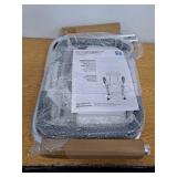 Guardian Medline Shower Bath Chair with Back and Padded Armrests  Height Adjustable  Supports up to 350 lbs.  White - Retail: $50