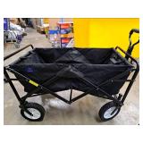 Mac Sports Collapsible Folding Frame Outdoor Garden Utility Wagon Cart  Black (See Pic#5) - Retail: $95