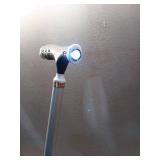 Hold 440 lbs Folding Canes with Seat Walking Stick Height Adjustment Cane Seat Capacity Frosted Handle with Magnetic Therapy Stone Massage Crutches Stool - Retail: $59