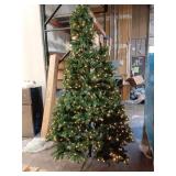 Yaheetech 9Ft Pre-lit Artificial Christmas Tree - Retail: $170