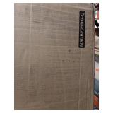 Gray Upholstered Square Tufted Platform Bed, No Box Spring Needed, Queen - Retail: $128