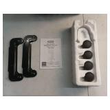 KONWIN 1500-Watt Black Indoor Electric Oil-Filled Radiator Convection Radiant Space Heater with Remote Control for Living Space - Retail: $100