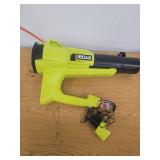 RYOBI 18V ONE+ 10-inch Cordless Battery String Trimmer and Blower with 2.0 Ah Battery and Charger - Retail: $154