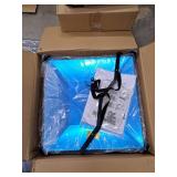 OuterMust 48,000 BTU Steel Propane Standing Pyramid Patio Heater with Wheels Ideal for Backyard Balcony 6-8 people - Retail: $189