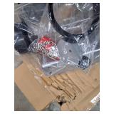 OuterMust 48,000 BTU Steel Propane Standing Pyramid Patio Heater with Wheels Ideal for Backyard Balcony 6-8 people - Retail: $189