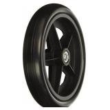 Karman Healthcare Caster with 5/16 inch Bearing, Black, 8 inch X 1 inch, 1 Pound